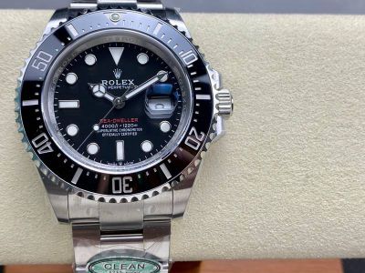 Clean Factory ROLEX Sea-dweller deepsea challenge 3235 Movement 43MM Black Watch